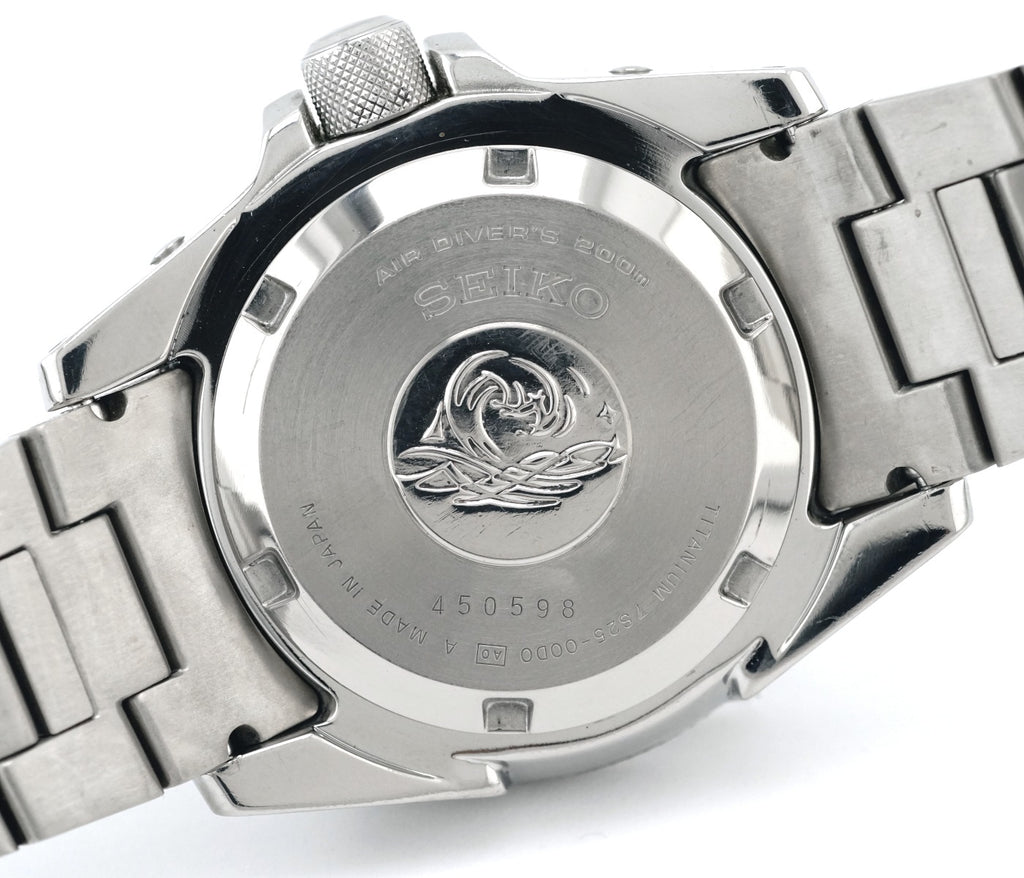 セイコー ブラックサムライ チタン製 7S25-00D0 自動巻 2004年製 USED Seiko