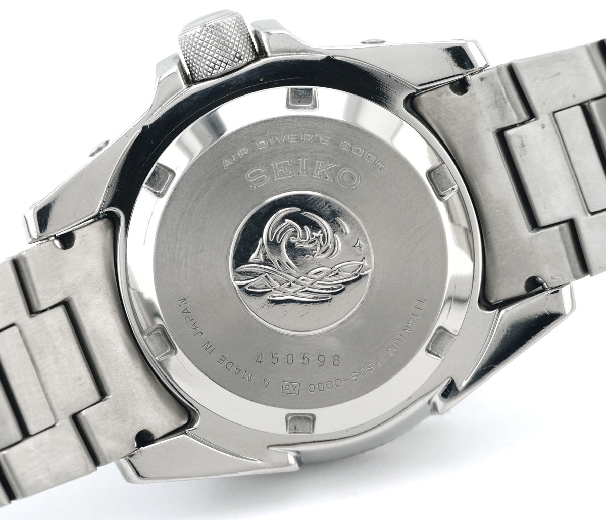 セイコー ブラックサムライ チタン製 7S25-00D0 自動巻 2004年製 USED Seiko