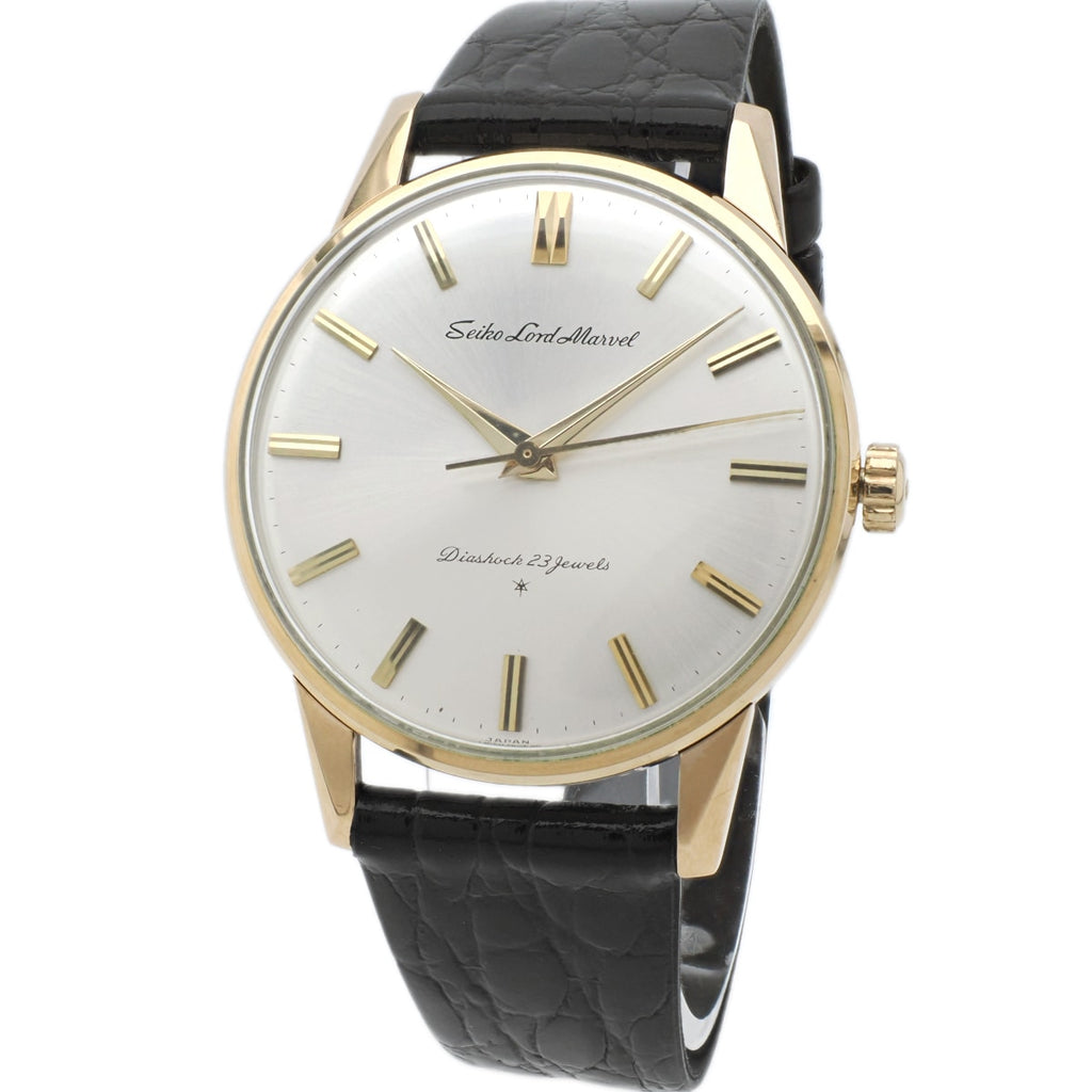 セイコー ロードマーベル 15023E 14金張り AD文字盤 23石 手巻 OH済 昭和38年/1963年製 Seiko