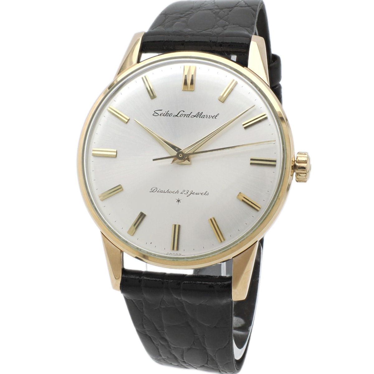 セイコー ロードマーベル 15023E 14金張り AD文字盤 23石 手巻 OH済 昭和38年/1963年製 Seiko