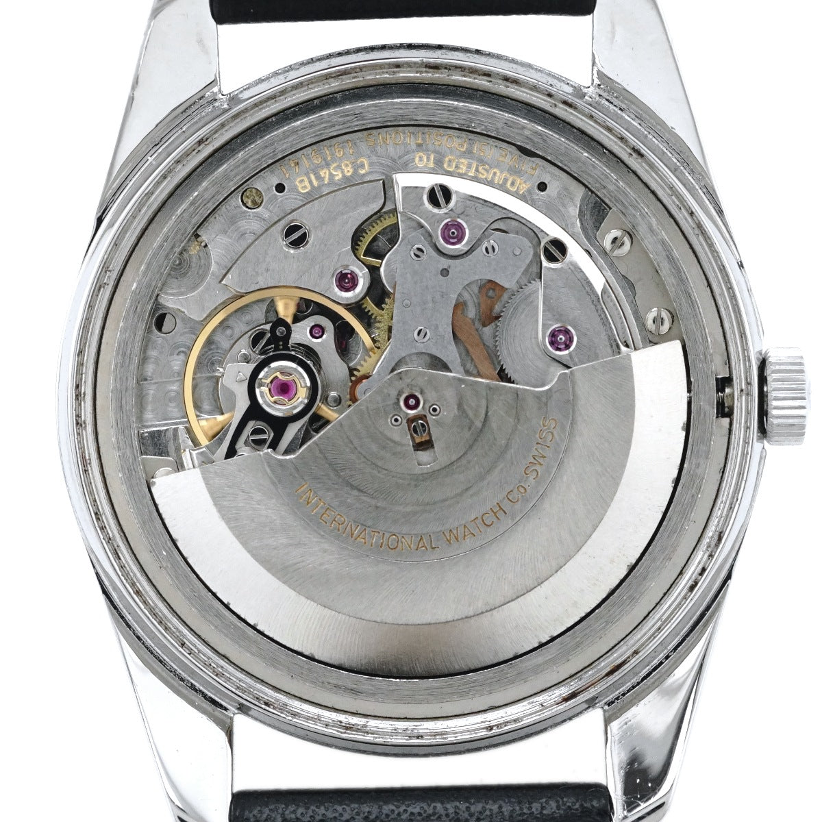 IWC Ref.820AD スクリューバック 魚リューズ Cal.8541B 自動巻 OH済 1969年製