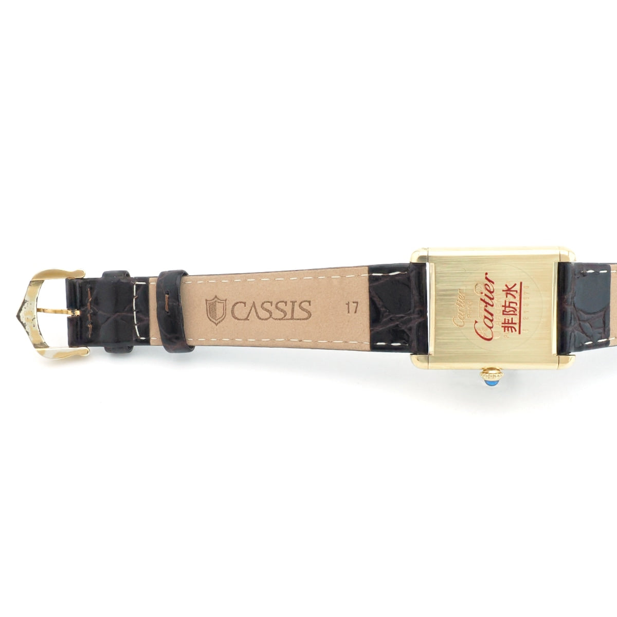 Cartier Must Tank LM, manual-wind, with international lifetime guarantee, factory serviced, purchased in 1983.