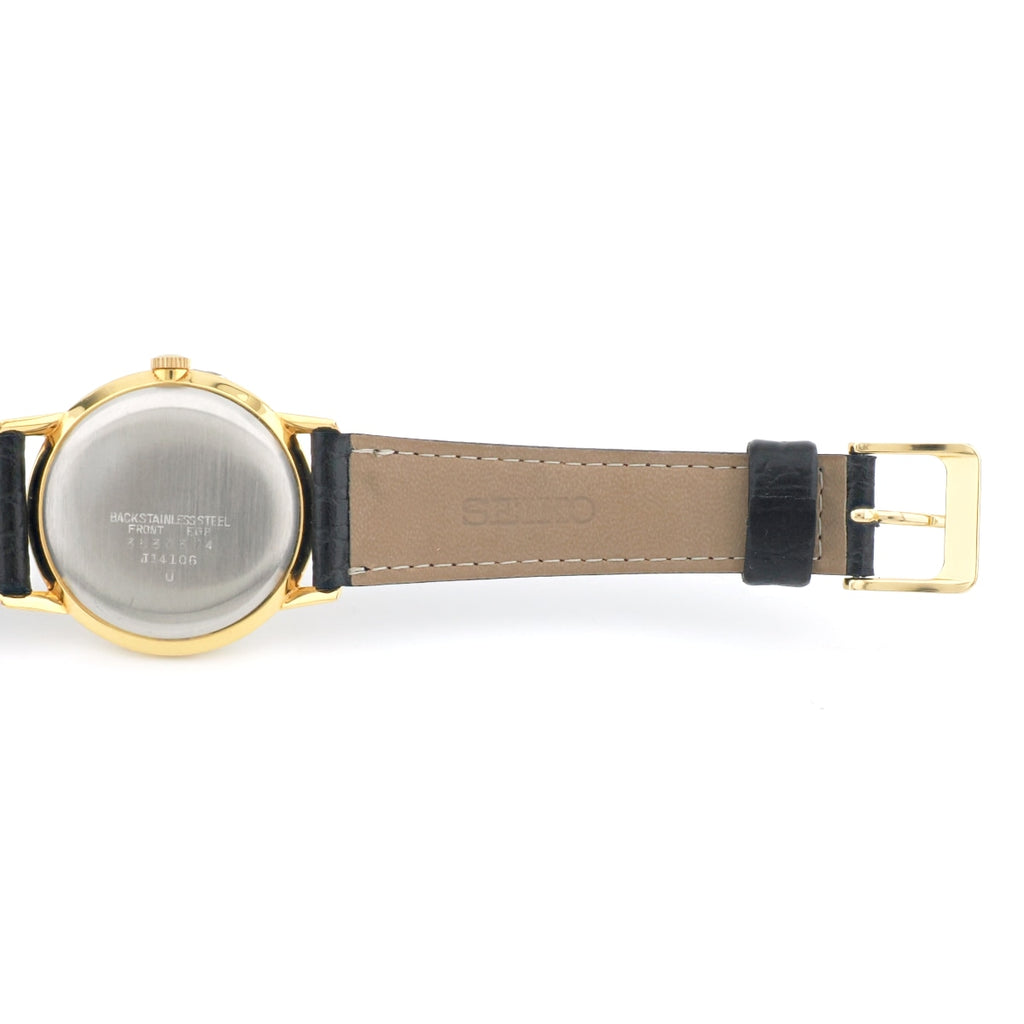 セイコー ユニーク Sマーク 槌目文字盤 J14106 金メッキケース 17石 手巻 OH済 昭和38年/1963年製 Seiko