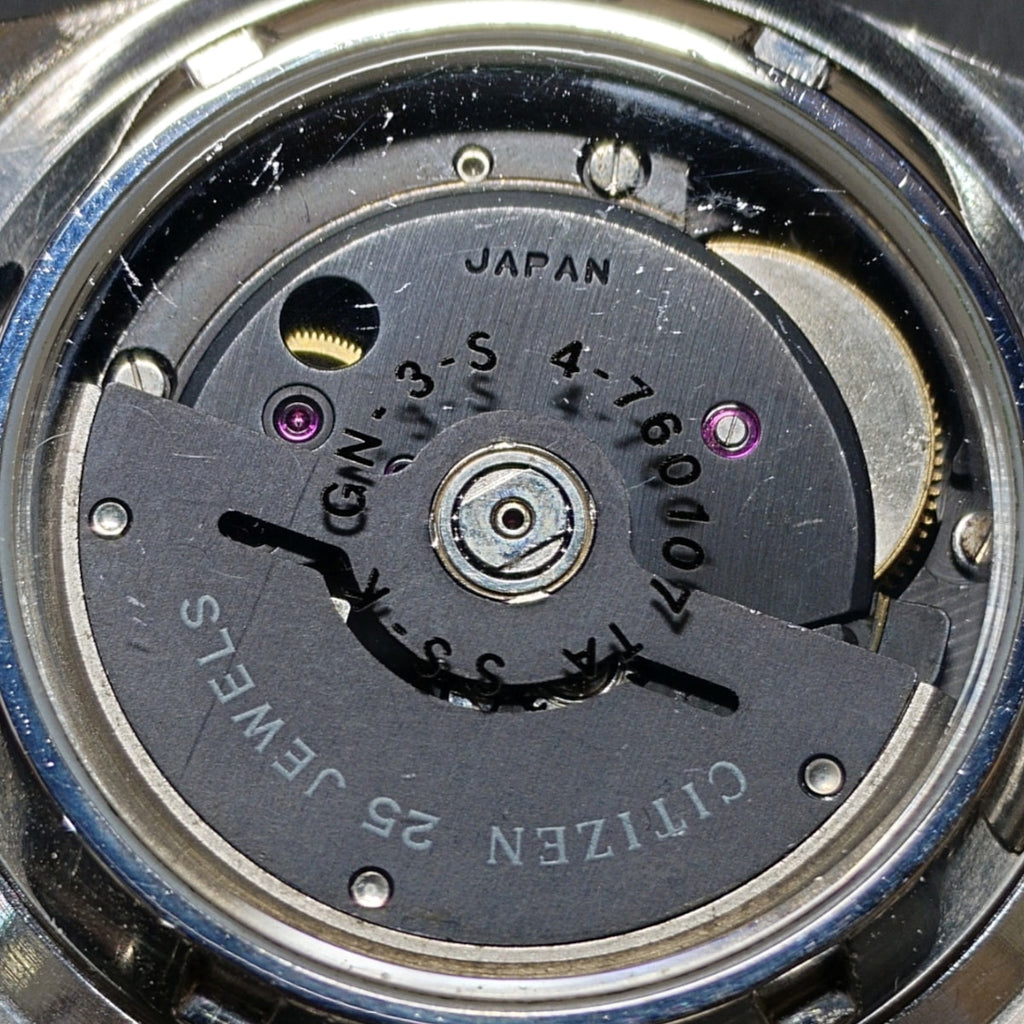 シチズン スケルトン 4-760107 TA Cal.7601 25石 自動巻 OH済 1971年頃