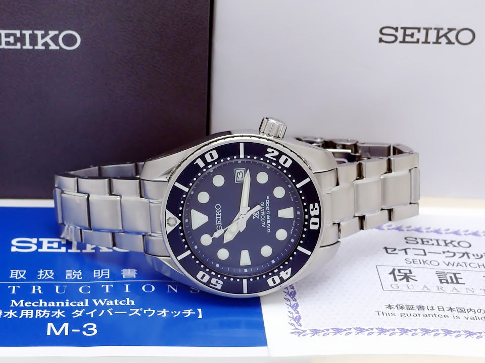 セイコー プロスペックス ダイバーズ 200m ネイビー文字盤 SBDC033 自動巻 2017年頃 USED Seiko