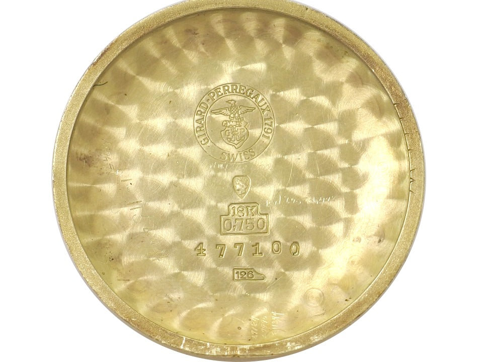 ジラールペルゴ 18KYG Cal.2034 17石 手巻 OH済 1950年代 Girard Perregaux