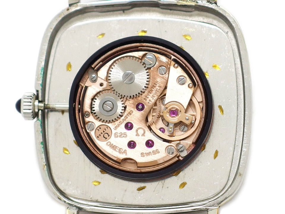 オメガ デヴィル 111.0118 スクエアケース 31mm Cal.625 17石 手巻 OH済 1977年製