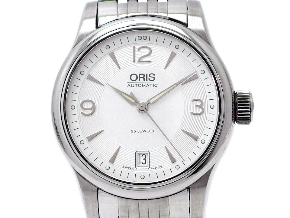 オリス クラシック デイト Ref.733 7578 4061 M 37mm 自動巻 2006年購入 USED