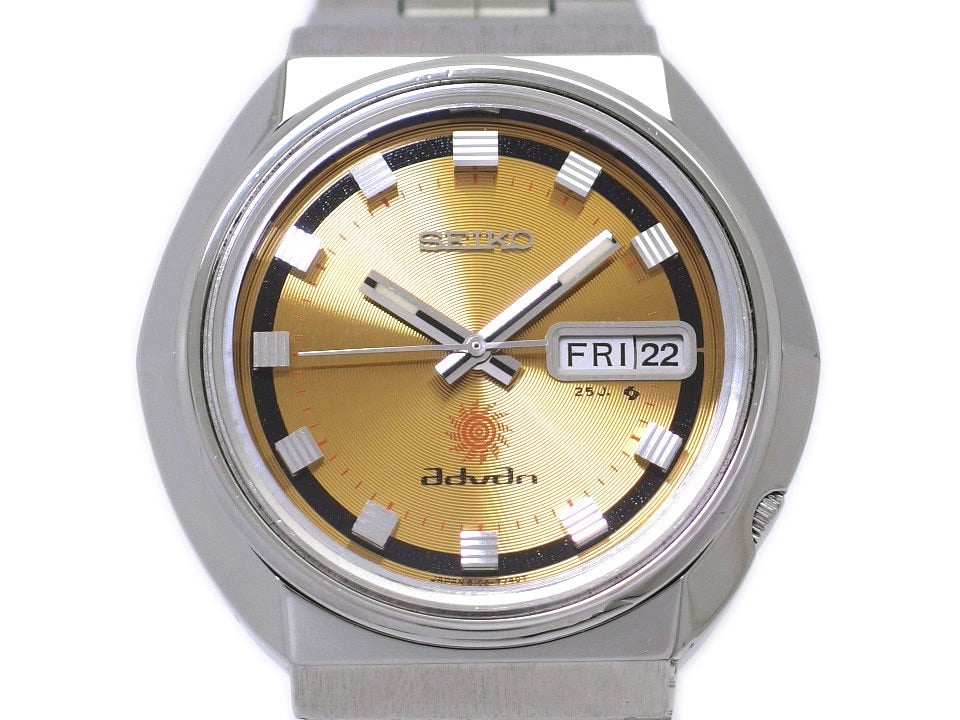 セイコー アドバン 6106-7570 純正ブレスレット 25石 自動巻 OH済 昭和48年/1973年製
