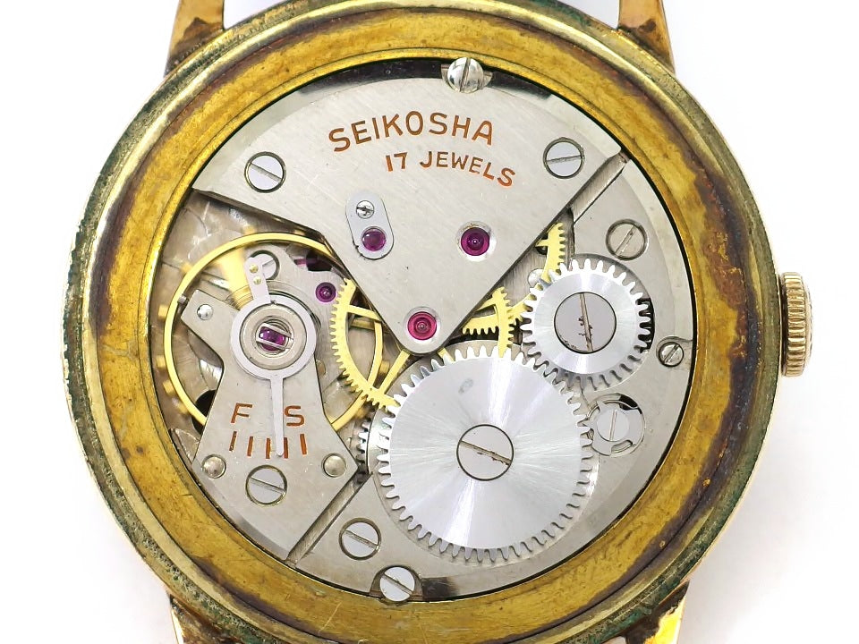 セイコー マーベル Sマーク 14045 14K金張りケース 17石 手巻 OH済 昭和33年製／1958年製 Seiko