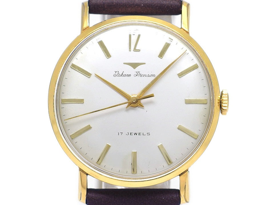 タカノ プレシジョン Ref.135203 金メッキ 17石 手巻 OH済 1959年頃