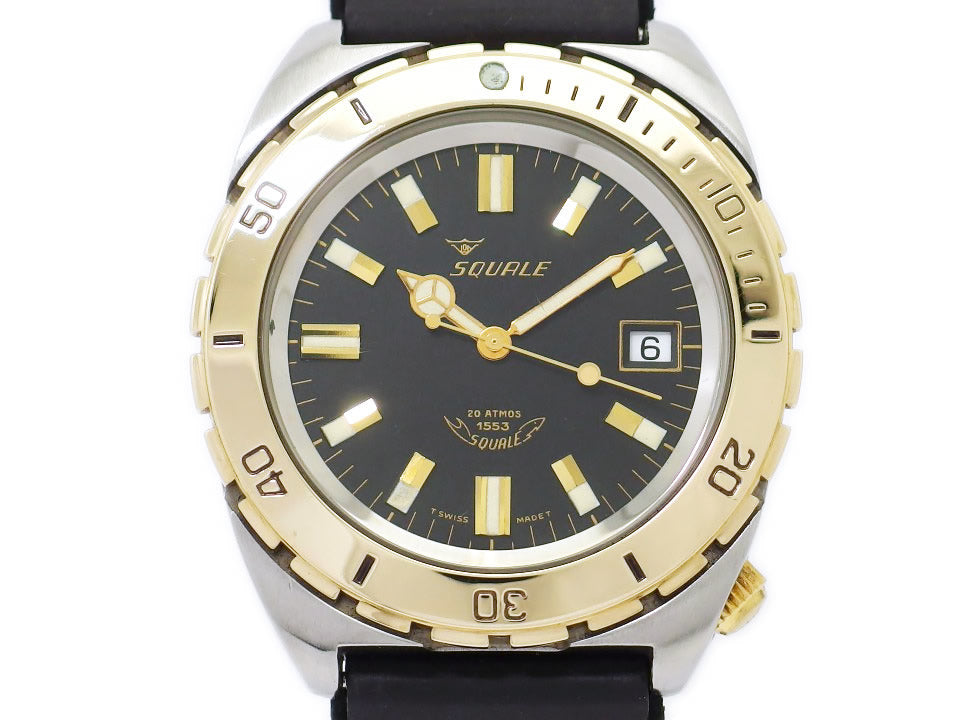 スクワーレ ダイバーズ200m 1553-021 スイス製 クオーツ USED SQUALE