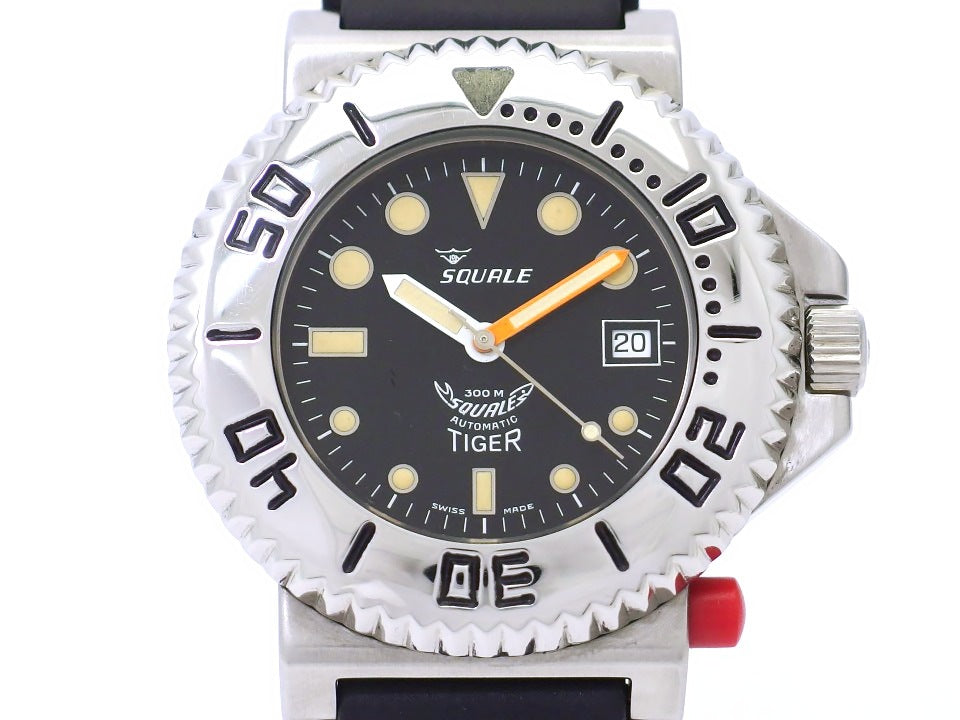 スクワーレ タイガー 2007 300m スイス製 ETA2892-2 自動巻 OH済 2013年購入 USED SQUALE