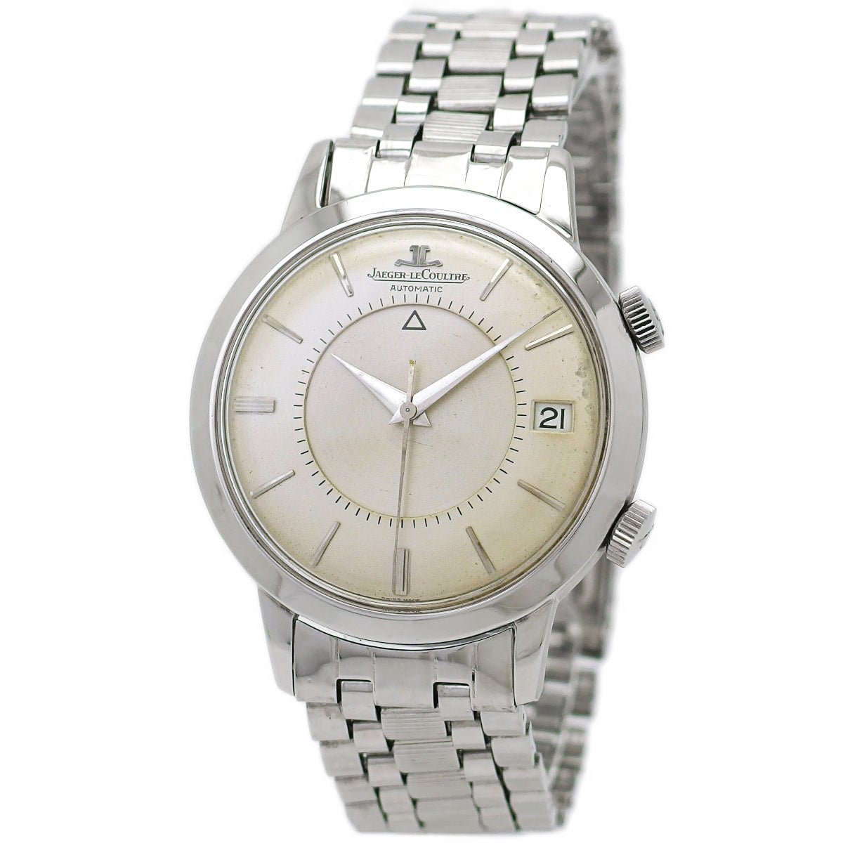 Jaeger-LeCoultre Memovox Date, original Gay Frères bracelet, Cal. 825 bumper automatic, serviced, 1960s