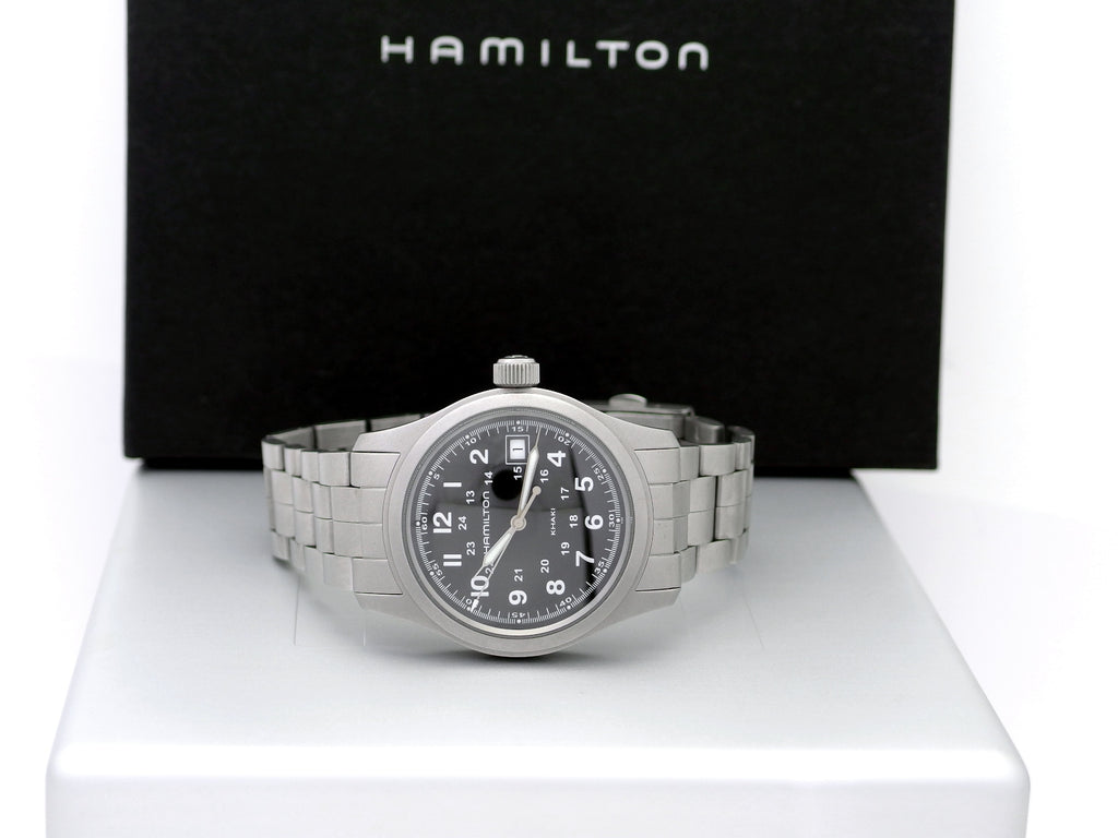 ハミルトン カーキ 38mm H684410 純正ブレス クオーツ 2000年代 USED Hamilton