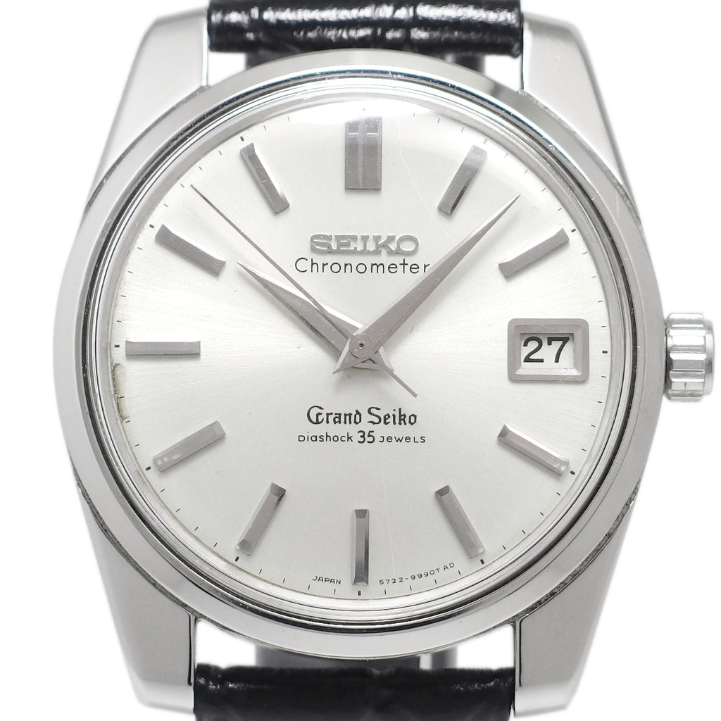 [Rare] Grand Seiko 2nd Model Early Type 43999 W, Seiko Crown, Lion Medallion, Manual Wind, Overhauled, Manufactured in 1964 (Showa 39)