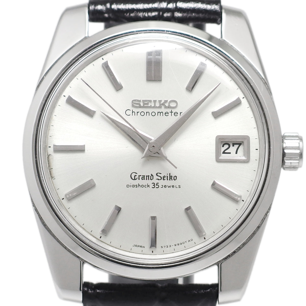 [Rare] Grand Seiko 2nd Model Early Type 43999 W, Seiko Crown, Lion Medallion, Manual Wind, Overhauled, Manufactured in 1964 (Showa 39)
