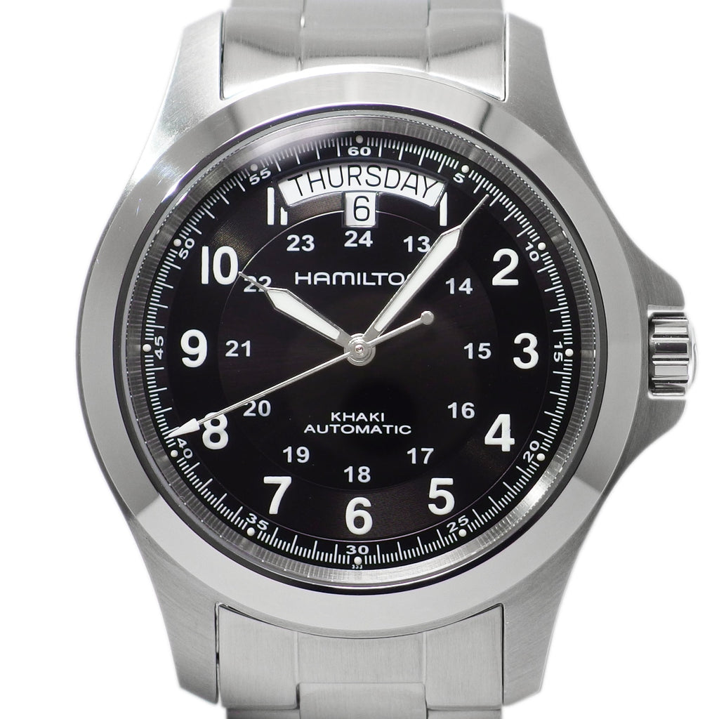 【美品】ハミルトン カーキ キング オートマチック デイデイト 40mm H64455133 自動巻 USED Hamilton