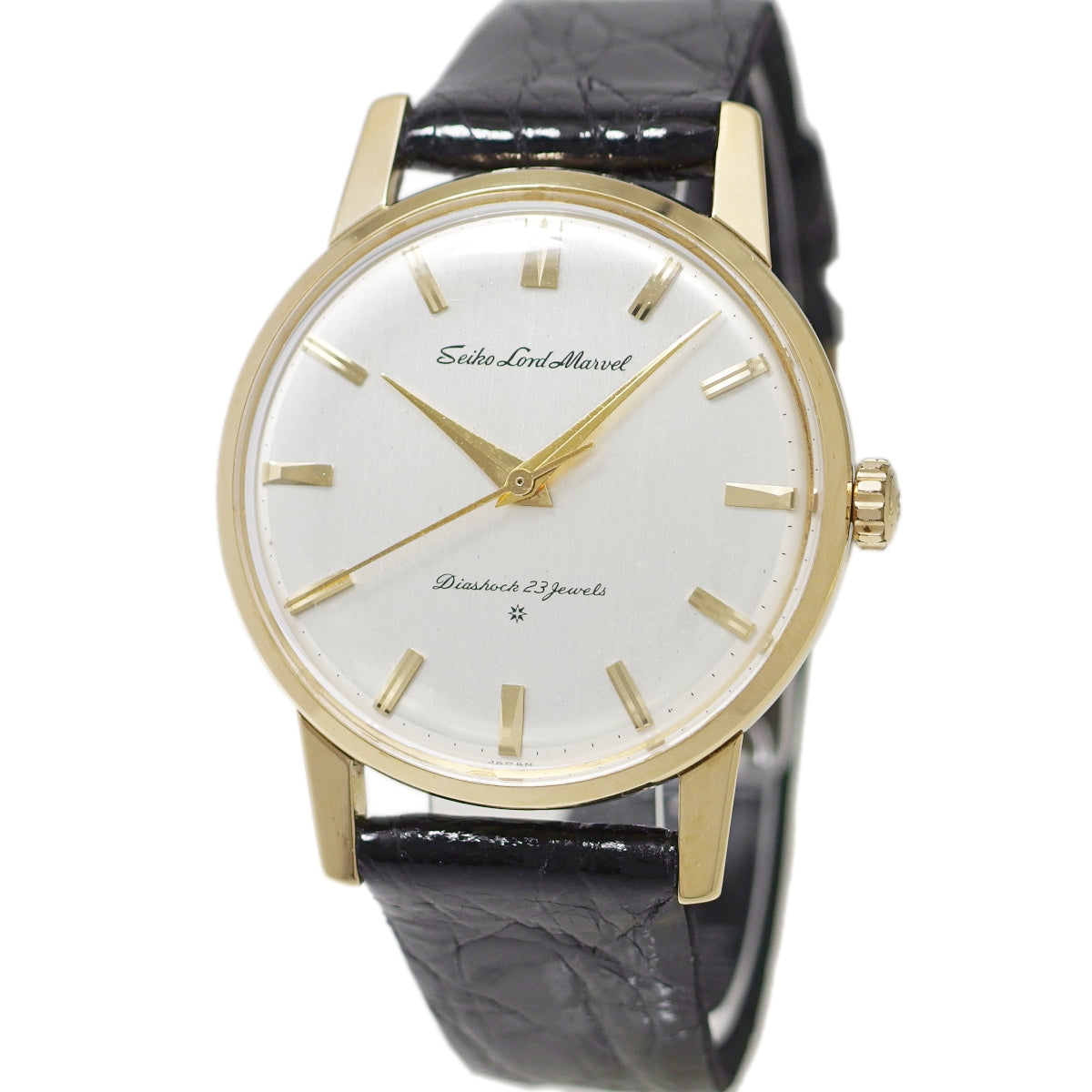 セイコー ロードマーベル 15027 18金無垢 SD文字盤 23石 手巻 OH済 昭和38年/1963年製 Seiko