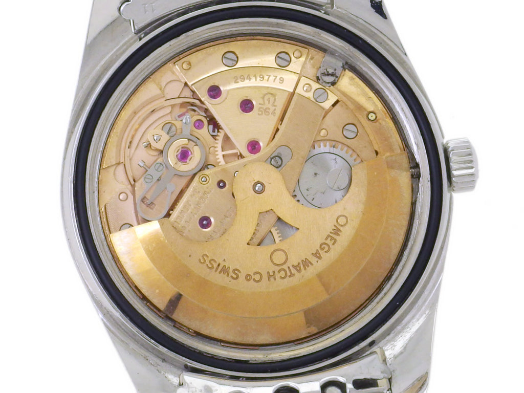 オメガ シーマスター クロノメーター 168.024 リダン文字盤 純正ブレス Cal.564 自動巻 OH済 1969年製