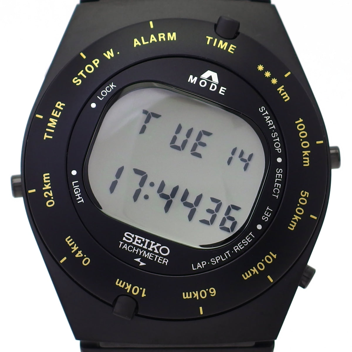 セイコー ジウジアーロデザイン 3000本限定復刻モデル SBJG003 ブラック A825-00B0 クオーツ 2018年発売 USED