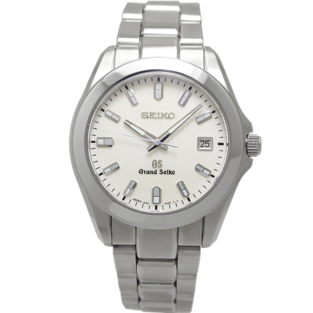 グランドセイコー SBGF017 8J56-8020 ねじ込みリューズ 純正ブレスレット クオ－ツ 2001年製 USED Seiko