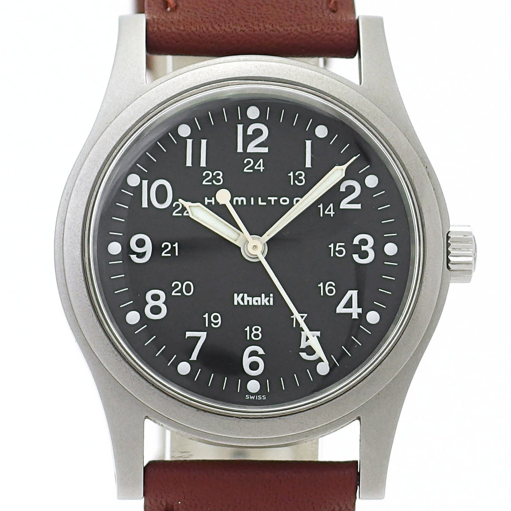 ハミルトン カーキ 9415A 33mm ブラック文字盤 Cal.2801-2 17石 手巻 1990年代 USED Hamilton