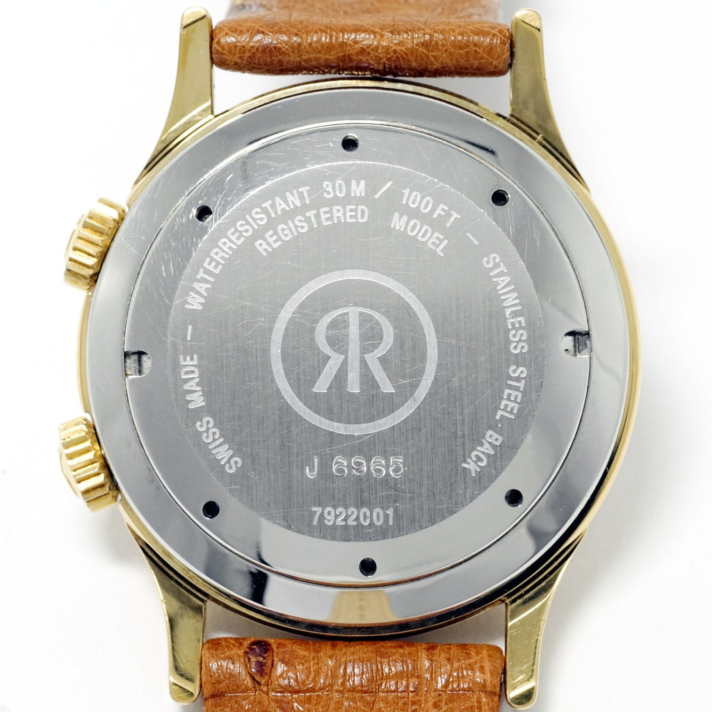 Revue Thommen Cricket 7922001 Gold-Plated with Alarm Function, Cal. AS1930, 17 Jewels, Manual-Wind, Serviced, Pre-owned