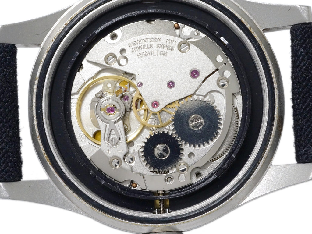ハミルトン カーキ メカニカル 38mm H694190 ブラック文字盤 Cal.2804-2 手巻き USED Hamilton