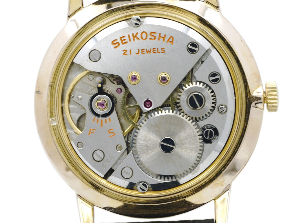 セイコー クラウン 572990 金メッキケース Cal.560 21石 手巻 OH済 昭和39年/1964年製 Seiko