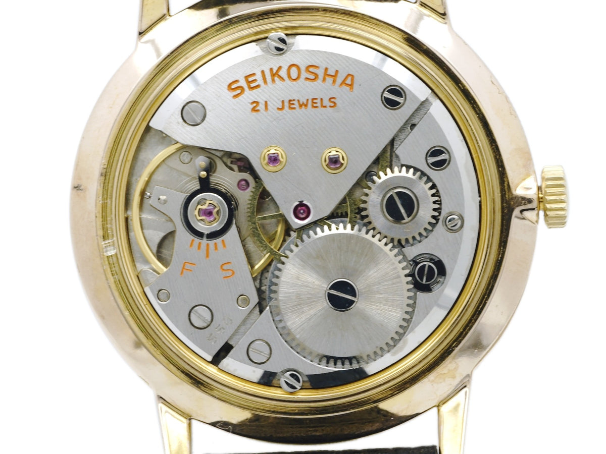 セイコー クラウン 572990 金メッキケース Cal.560 21石 手巻 OH済 昭和39年/1964年製 Seiko