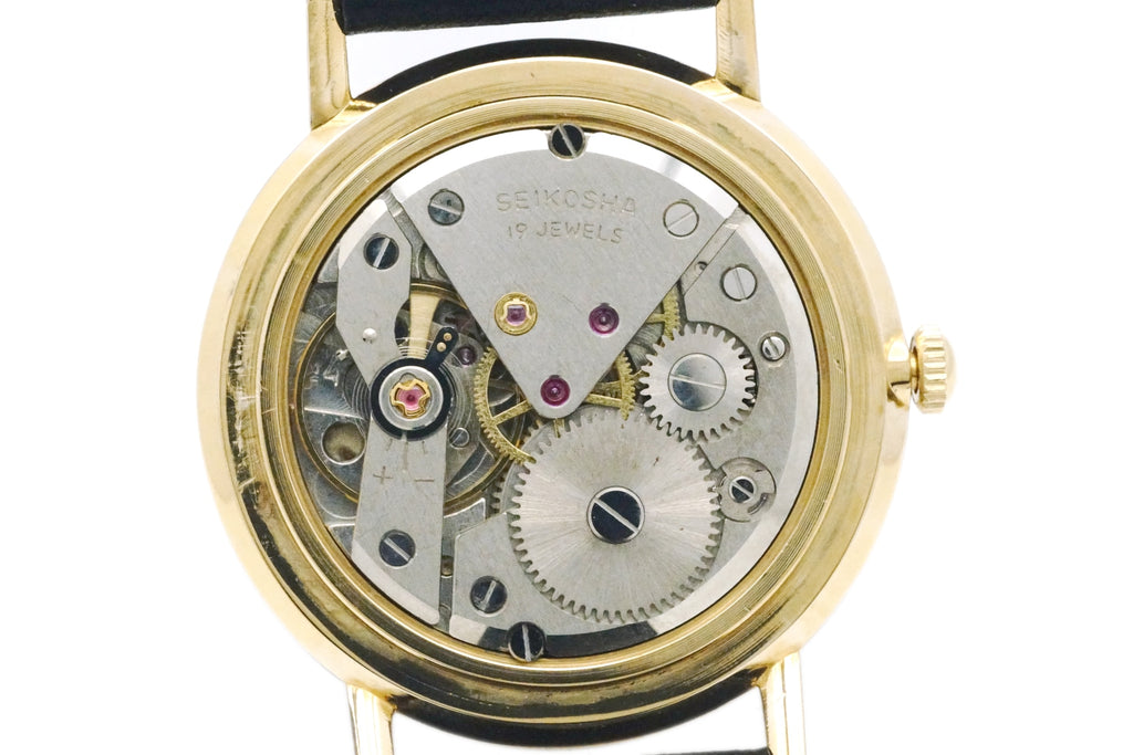 セイコー チャンピオン 15026E 金メッキ 19石手巻 OH済 昭和37年/1962年製 Seiko