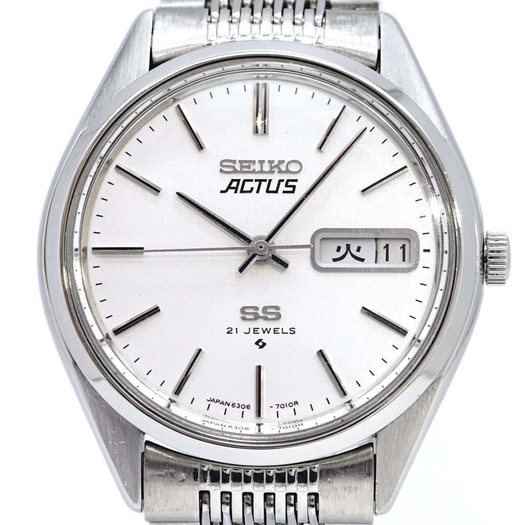 セイコー アクタス 6306-7010 Cal.6306A 21石 自動巻 OH済 昭和51年/1976年製