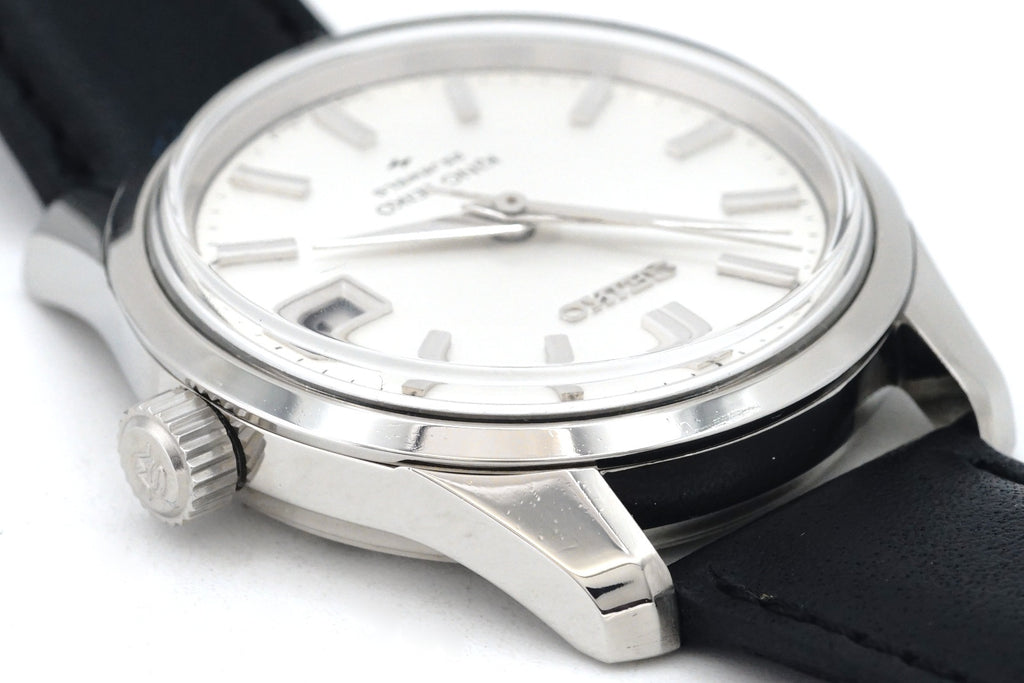 King Seiko 4402-8000 44KS Date, late model, Kameido medallion, hand-wound, overhauled, made in 1968