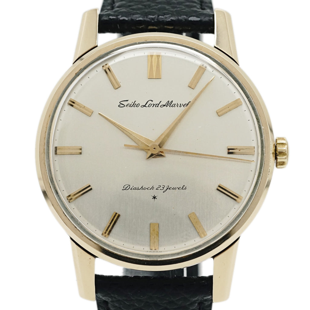 セイコー ロードマーベル 15027 14金張り AD文字盤 23石 手巻 OH済 昭和38年/1963年製 Seiko