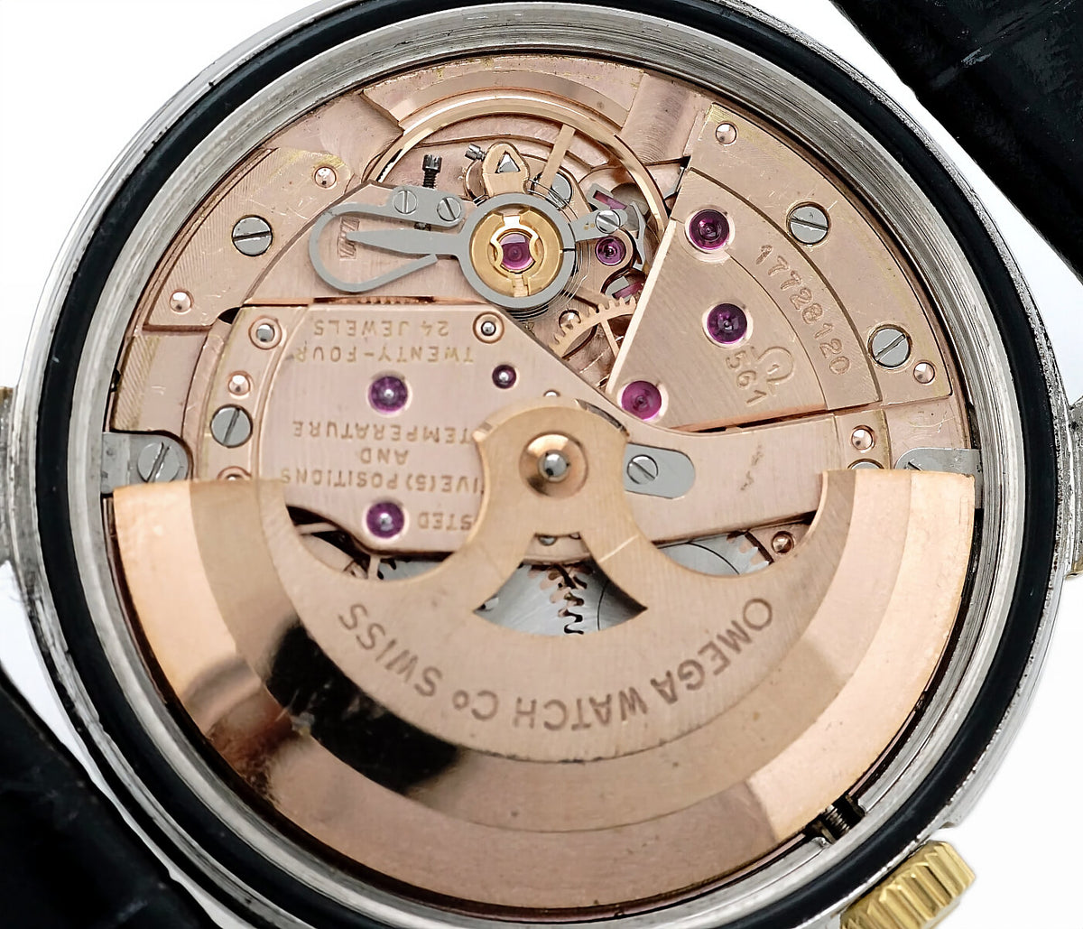 Omega Constellation 14393-9-SC Cap Gold Cal.561 24 Jewels Automatic OH serviced 1960s Omega
