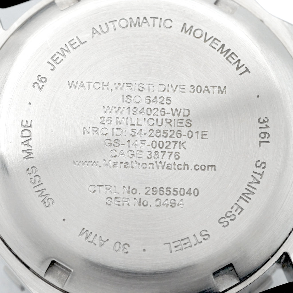 Marathon JSAR Divers 300M 36mm White Dial Automatic WW194026-WD USED MARATHON