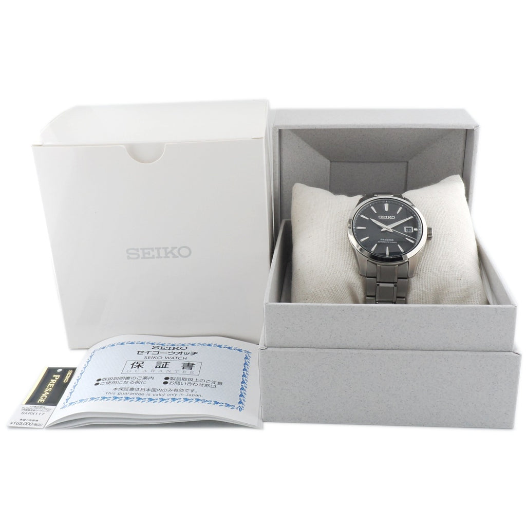 セイコー プレサージュ SARX117 6R55-00E0 チタン 自動巻 2024年購入品 USED SEIKO PRESAGE