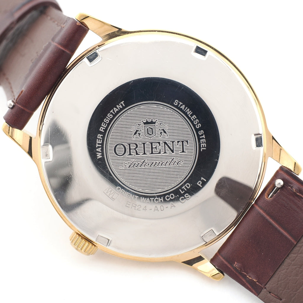 オリエント ER24-A0-A 金メッキケース Cal.48743 21石 自動巻 USED ORIENT