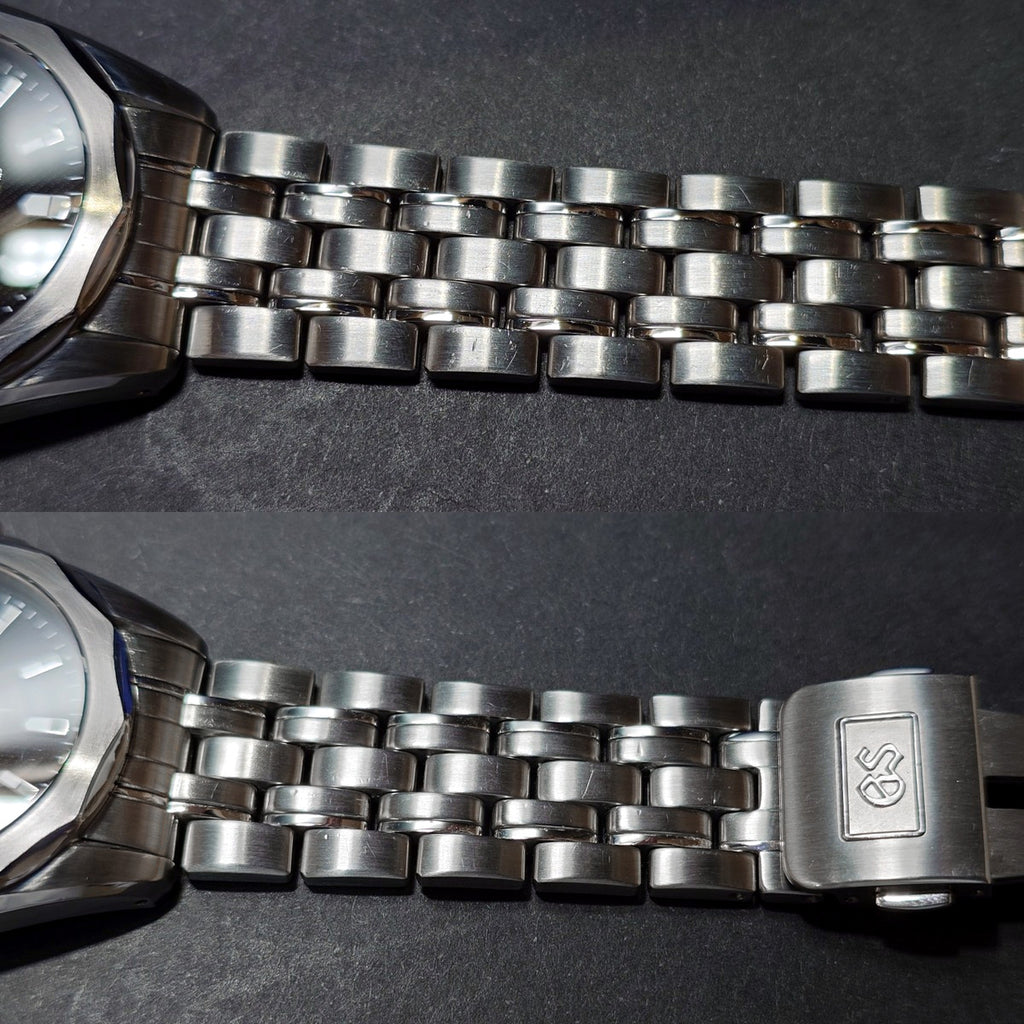グランドセイコー SBGF001 8J56-8000 ねじ込みリューズ 純正ブレスレット クオ－ツ 1995年製 USED Seiko
