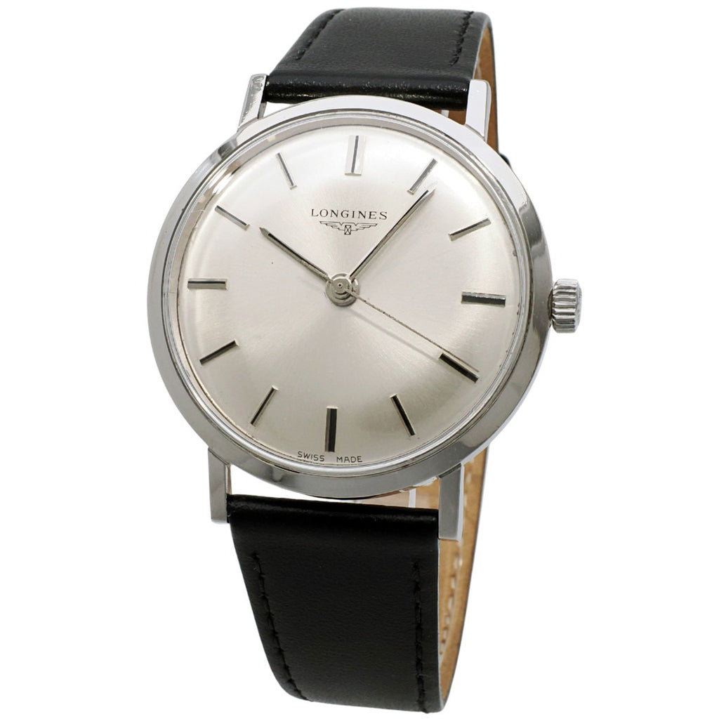 Longines Ref. 7839-4 Screw-back, with box, Cal. 284, 17 jewels, manual wind, serviced, 1967.