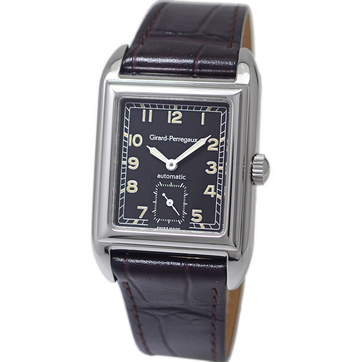 Girard-Perregaux Richeville Ref. 2520, Black Dial, Stainless Steel, Cal. 3000, Automatic, Overhauled, USED Girard-Perregaux