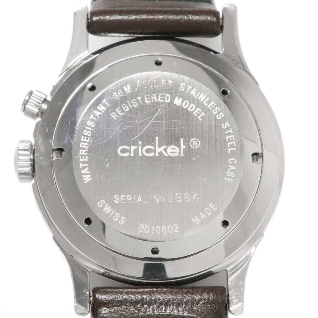 Revue Thommen Cricket 8010002, stainless steel case, alarm, manual wind, serviced, circa 1995, USED