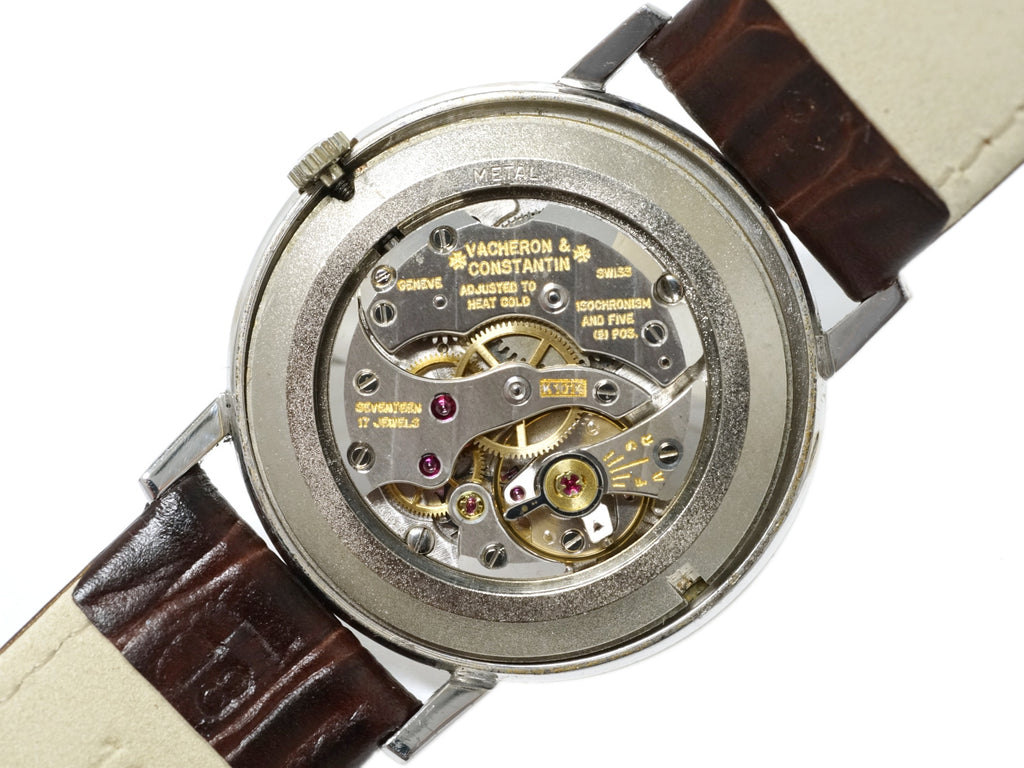 バセロンコンスタンチン 18金無垢ホワイトゴールド WG Ref.7811 Cal.1014 手巻 OH済 1970年代