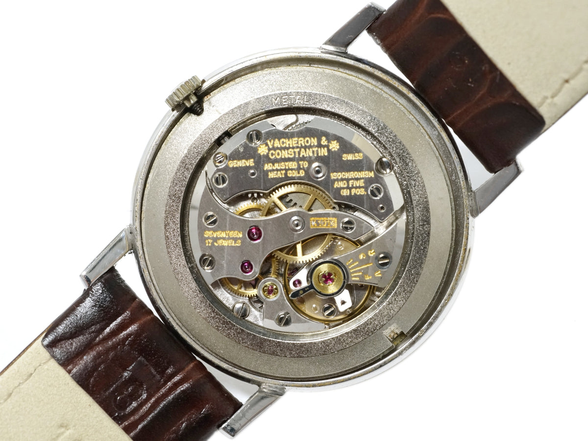 バセロンコンスタンチン 18金無垢ホワイトゴールド WG Ref.7811 Cal.1014 手巻 OH済 1970年代