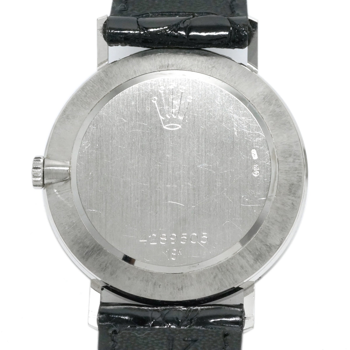 Rolex Cellini Men's Ref.4112 18k White Gold, Original Buckle, Cal.1601 19 Jewels, Manual Wind, Overhauled, Circa 1976
