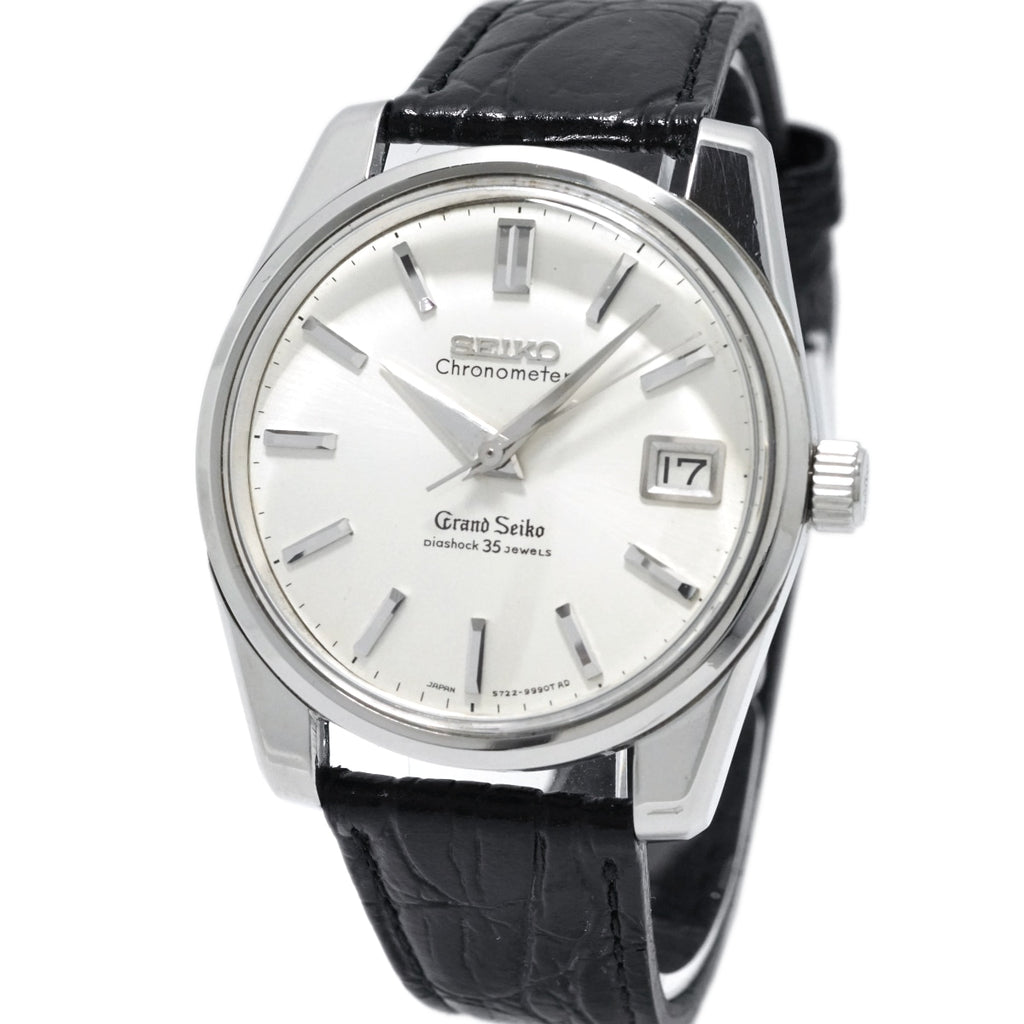 [Rare] Grand Seiko Second Model Early Type 5722-9990, Lion Medallion, W-Seiko Crown, Manual-Wind, Overhauled, Manufactured in 1965 (Showa 40)