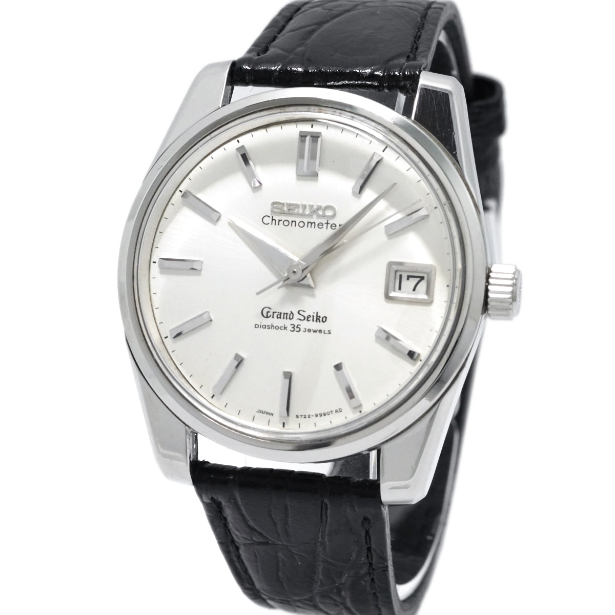 [Rare] Grand Seiko Second Model Early Type 5722-9990, Lion Medallion, W-Seiko Crown, Manual-Wind, Overhauled, Manufactured in 1965 (Showa 40)