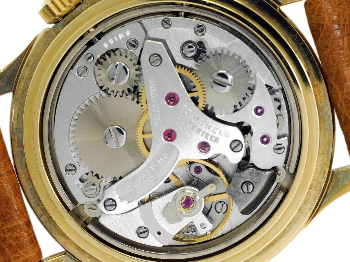 Revue Thommen Cricket 7922001 Gold-Plated with Alarm Function, Cal. AS1930, 17 Jewels, Manual-Wind, Serviced, Pre-owned