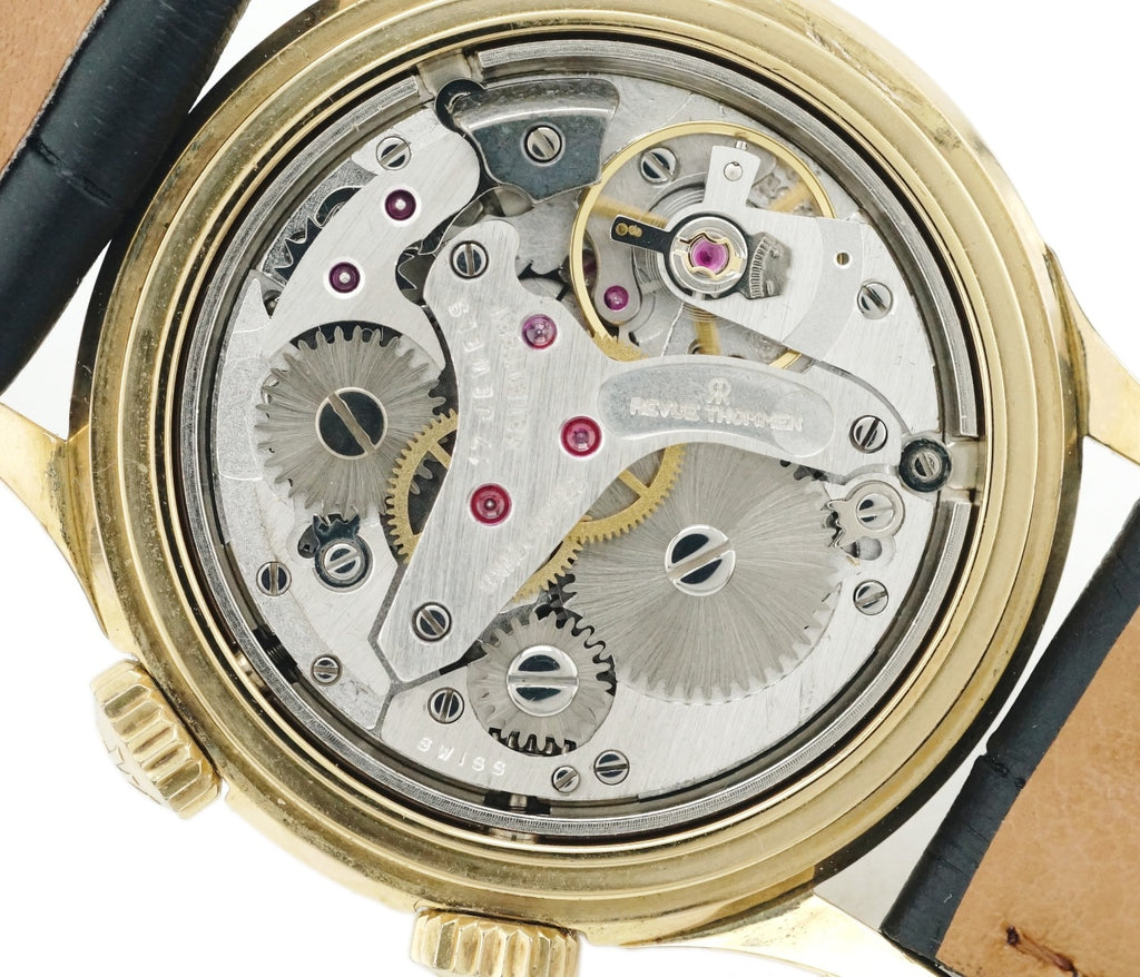 Revue Thommen Cricket 7922001 Gold Plated with Alarm Function Cal. AS1930 17 Jewels Hand-wound Overhauled Used